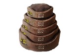 Oval Dog Basket Faux Suede Oval Washable Pet Bed Various Sizes